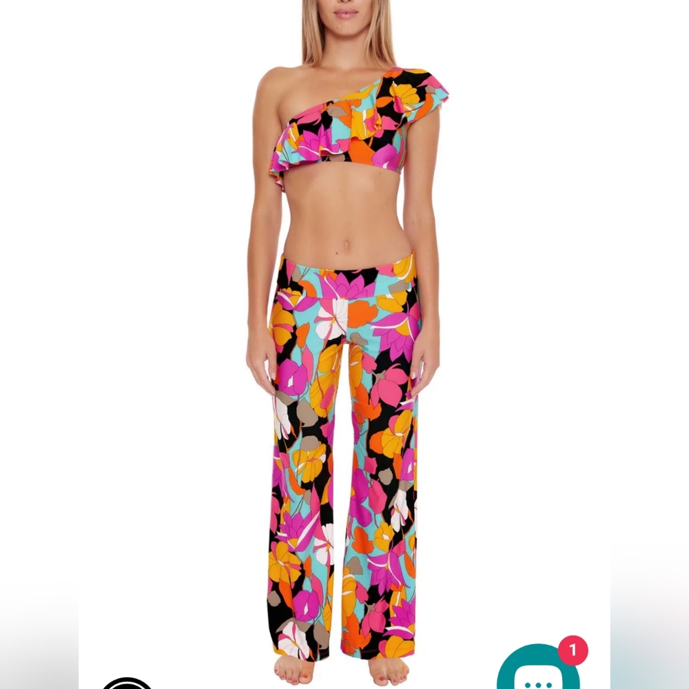 Trina Turk Gemini Wide Leg Swim Pants, Swim And Spa Collection